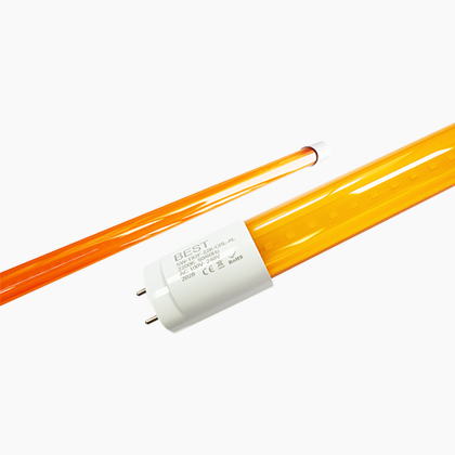 No UV T8 4F yellow LED tube electronic ballast compatible