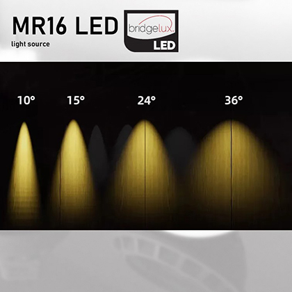 BEST 可替換式 MR16 5W LED 非調光/ TRIAC調光光源組MR16 LED light Source - bridgelux LED