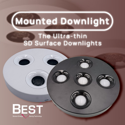 The Ultra-thin SD Surface Downlights Series – the Round-shape