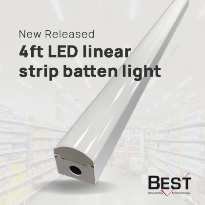 Benson Energy Saving Technology 40W LED Sustainable Lighting Linear Fixture